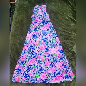 Lilly Pulitzer Pearce Maxi Dress Sz XL HTF